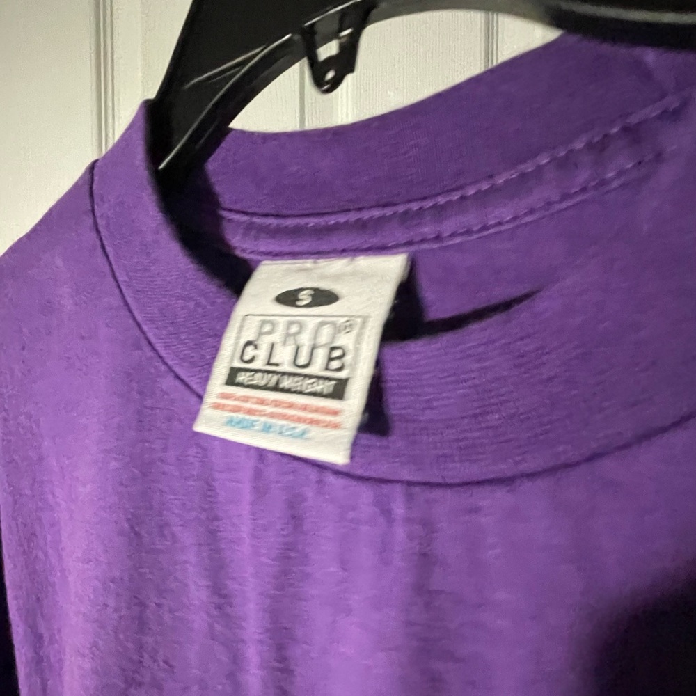 PURPLE PRO CLUB SHIRT